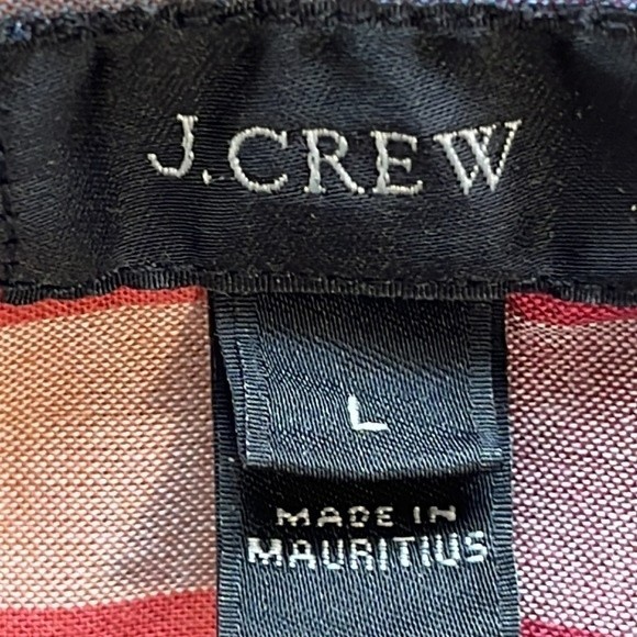 J. Crew Shirt, Lightweight Cotton Long Sleeve Button Down Multicolor Plaid, L - Picture 6 of 8